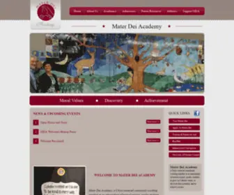 Materdeiacademy.us(Mater Dei Academy) Screenshot