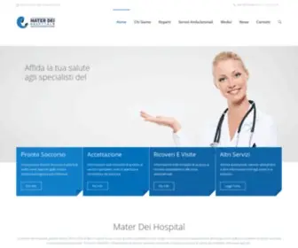 Materdeihospital.it(Mater Dei Hospital) Screenshot