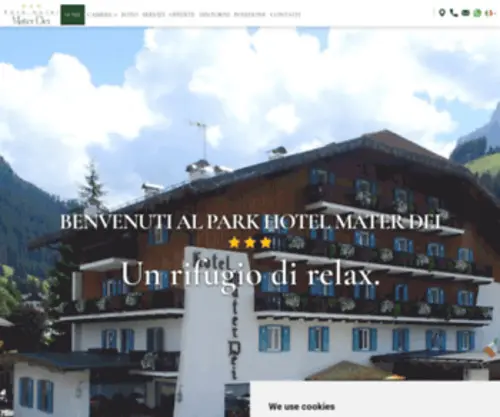 Materdeihp.com(Park Hotel Mater Dei) Screenshot