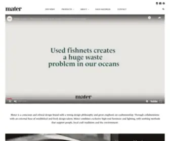 Materdesign.com(Mater Design) Screenshot