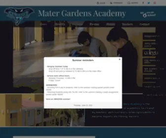 Matergardens.com(Mater Gardens) Screenshot