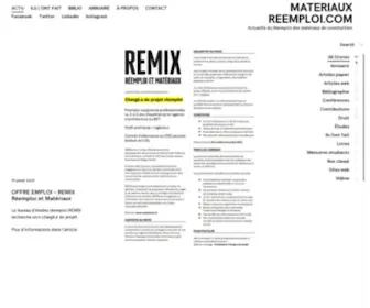 Materiauxreemploi.com(MATERIAUX REEMPLOI.COM) Screenshot