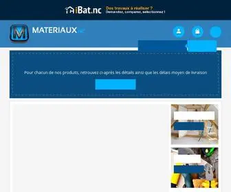 Materiauxcenter.nc(Matériaux) Screenshot