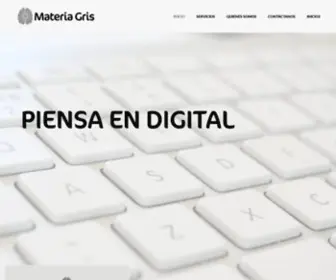 Materia-Gris.com.mx(Materia Gris) Screenshot