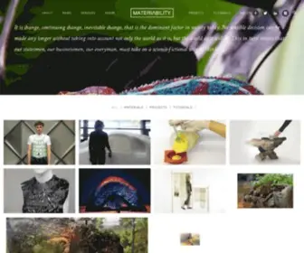 Materiability.com(Materiability is about making) Screenshot