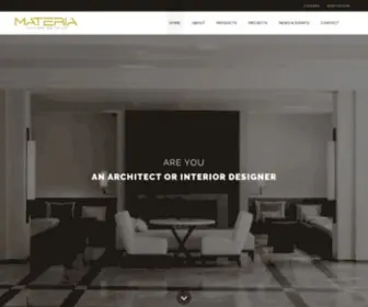 Materiaitaliandetails.com(Materia Italian Details) Screenshot
