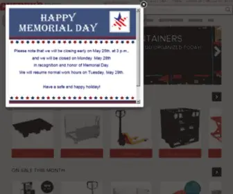 Material-Handling.com(Material Handling Equipment & Industrial Warehouse Equipment) Screenshot