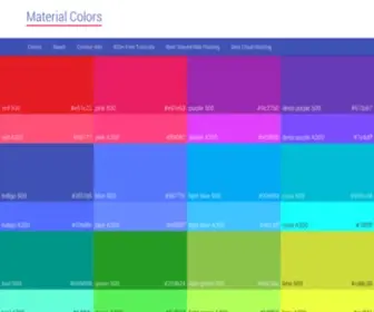 Materialcolors.com(Material Colors) Screenshot