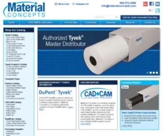 Materialconcepts.com(Gerber Cut and Sew) Screenshot