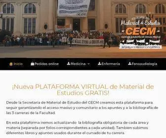 Materialdeestudiocecm.net(Material de Estudio CECM) Screenshot