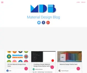 Materialdesignblog.com(All About Material Design) Screenshot