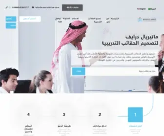 Materialdrive.com(الرئيسية) Screenshot