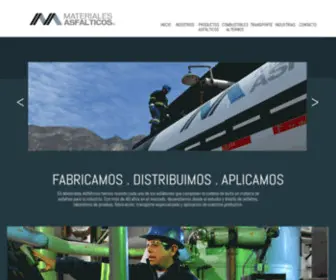 Materialesasfalticos.mx(Asfalto, Combustible Alterno) Screenshot