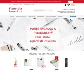 Materialesbellasartes.com(Tienda Bellas Artes FIGUEROLA SABADELL) Screenshot