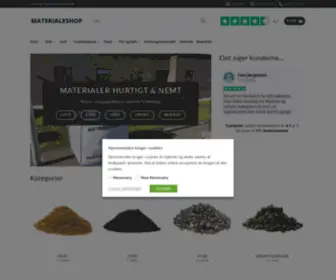 Materialeshop.dk(Her køber du grus) Screenshot