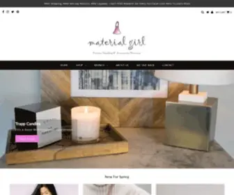Materialgirlhandbags.com(Material Girl Handbags) Screenshot