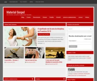 Materialgospel.com.br(Material Gospel) Screenshot