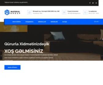 Materialgroup.az(Əsas səhifə) Screenshot