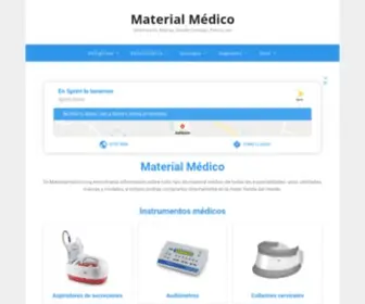 Materialmedico.org(Material Médico) Screenshot