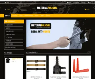 Materialpolicial.com(Tienda Online de Material Policial y Material Militar) Screenshot