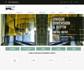 Materials-INC.com(Materials Inc) Screenshot