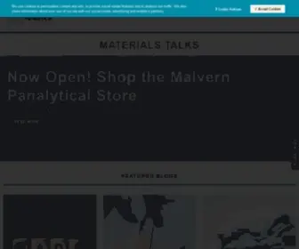 Materials-Talks.com(Malvern Panalytical's Blog) Screenshot