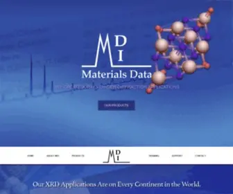 Materialsdata.com(MDI is XRD) Screenshot