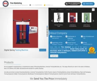 Materialtestingmachine.com(Material Testing Machines) Screenshot