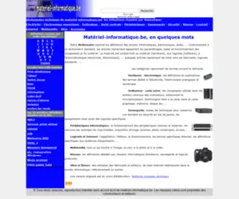 Materiel-Informatique.be(Materiel Informatique.be) Screenshot