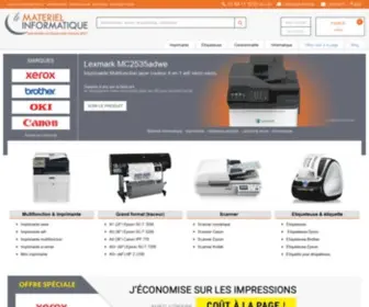 Materiel-Informatique.fr(Spécialiste de la vente de matériel informatique) Screenshot