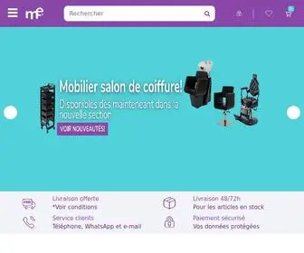Materielesthetique.fr(Vente en ligne de matériel esthétique pour professionnels) Screenshot