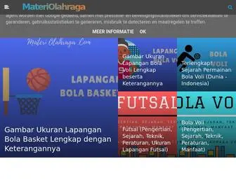 Materiolahraga.com(Blog Materi Pelajaran Olahraga/Penjaskes/Penjasorkes) Screenshot