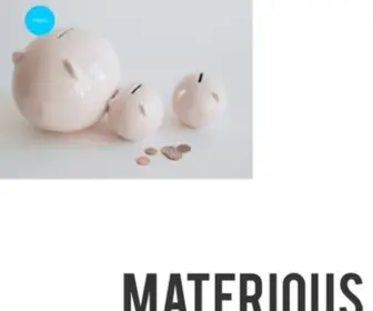 Materious.com(Home) Screenshot