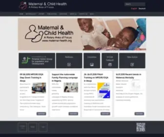 Maternal-Health.org(Maternal & Child Health) Screenshot