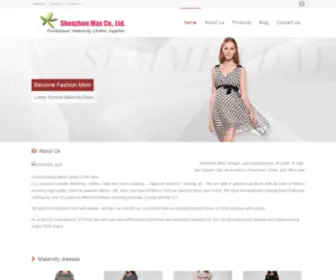 Maternity-Nursingwear.com(SHENZHEN MAX) Screenshot