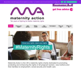 Maternityalliance.org.uk(Maternity Action) Screenshot