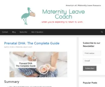 Maternityleavecoach.com(The Maternity Leave Coach) Screenshot