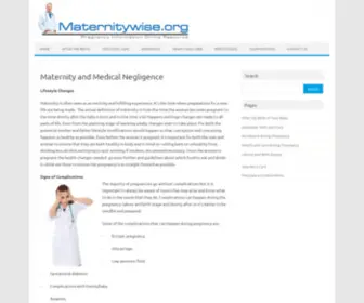 Maternitywise.org(Expert Maternity Resource Online Guide) Screenshot