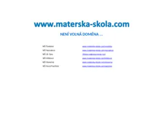 Materska-Skola.com(Mateřské) Screenshot