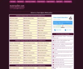 Materyaller.com(Güncel) Screenshot