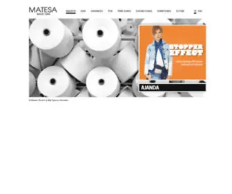 Matesa.com.tr(Matesa Textiles) Screenshot