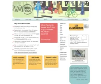 Matesfreight.com(Freight forwarding) Screenshot