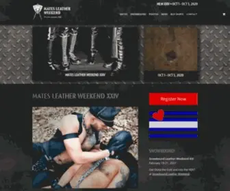 Matesleatherweekend.com(Provincetown MA) Screenshot