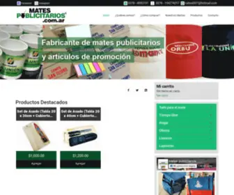 Matespublicitarios.com.ar(Inicio) Screenshot