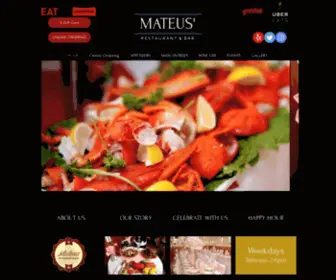 MateusrestaurantQueens.com(Mateus Restaurant in Queens) Screenshot