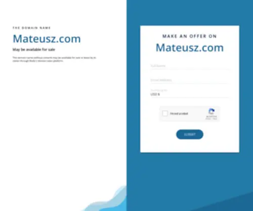 Mateusz.com(Mateusz) Screenshot