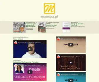 Mateusz.pl(Najstarszy polski portal religijno) Screenshot