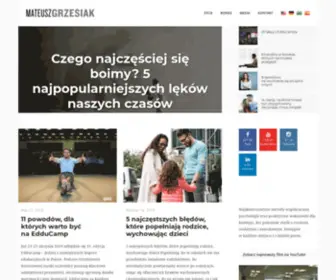 Mateuszgrzesiak.pl(Mateusz Grzesiak) Screenshot