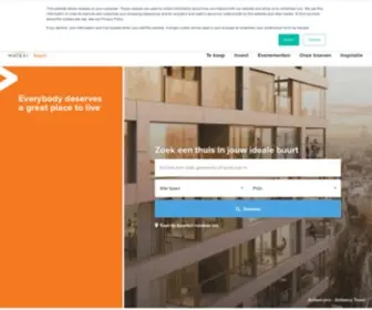 Matexi.be(Appartementen en bouwgronden) Screenshot