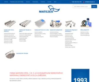 Matezex.cz(Nerezový) Screenshot